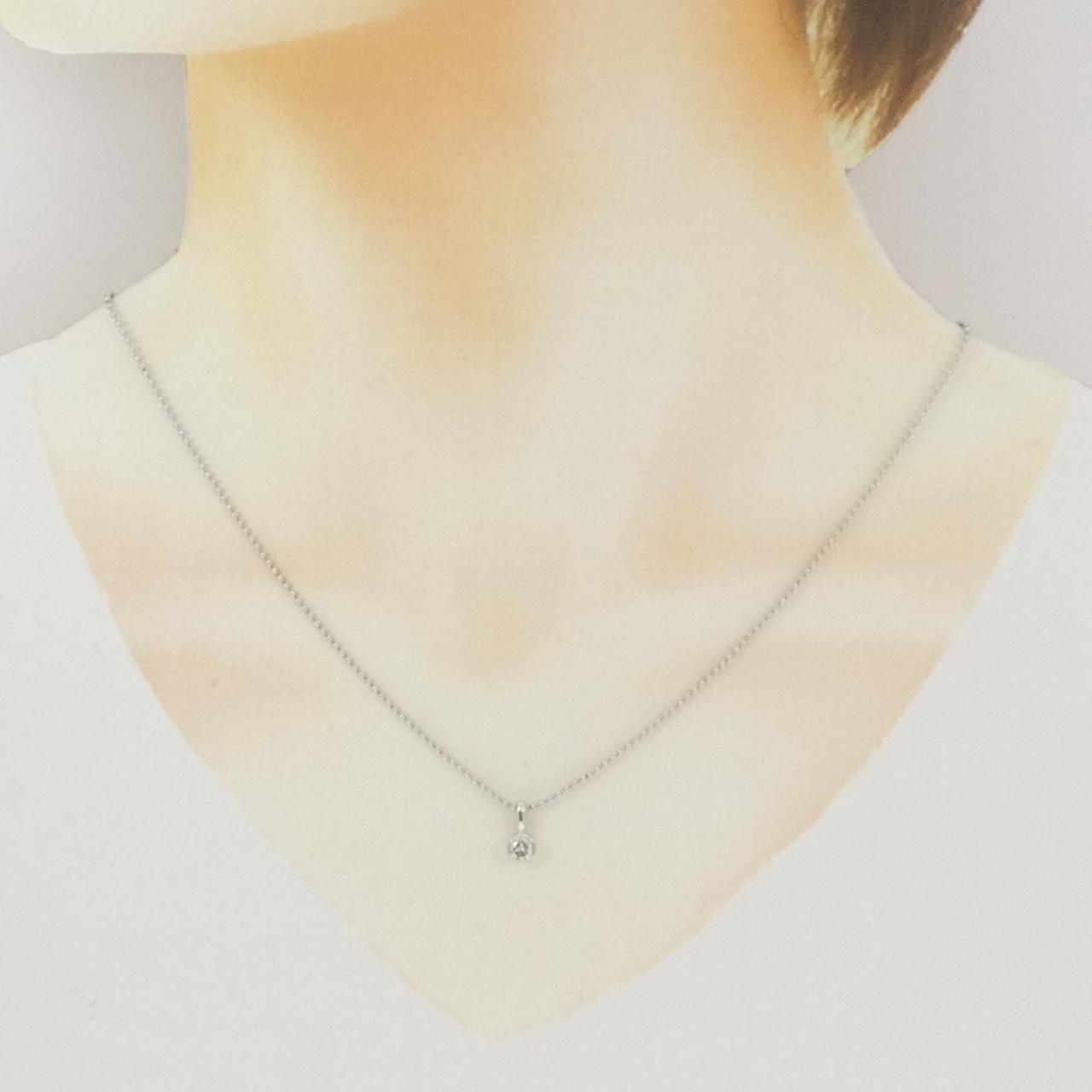 PT900/PT850 ダイヤモンド ネックレス 0.26CT