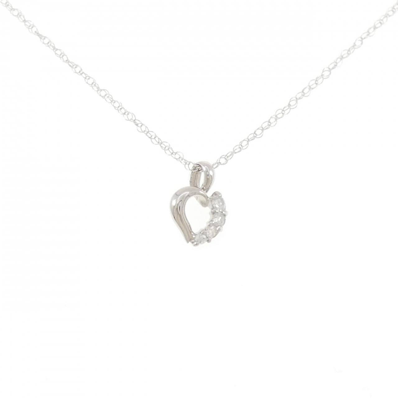 PT900/PT850 ダイヤモンド ネックレス 0.12CT