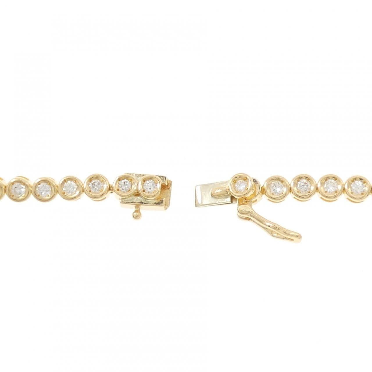 K18YG ダイヤモンド ネックレス 3.07CT
