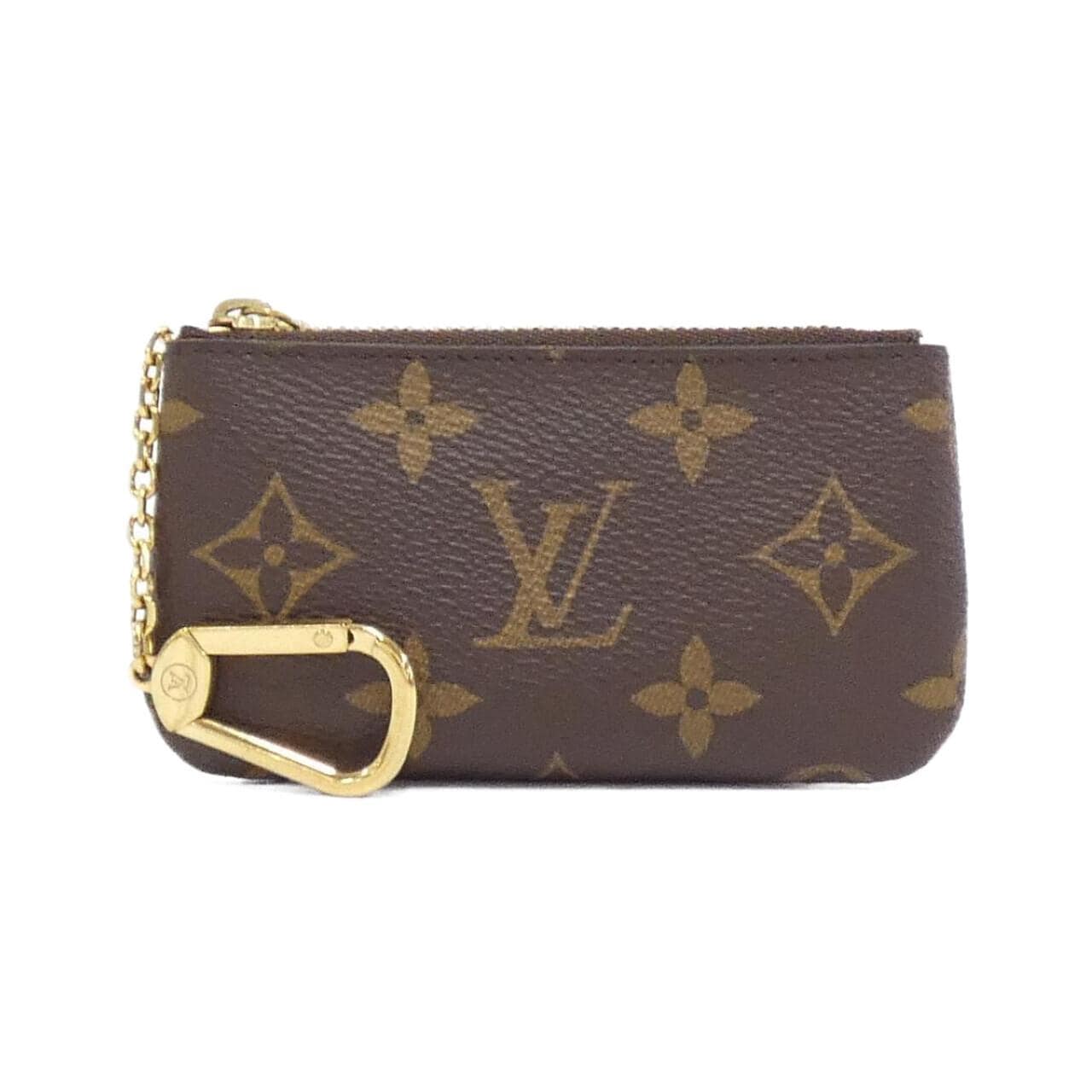 LOUIS VUITTON Monogram Card Key Case Pochette Cle M62650 Coin & Key Case