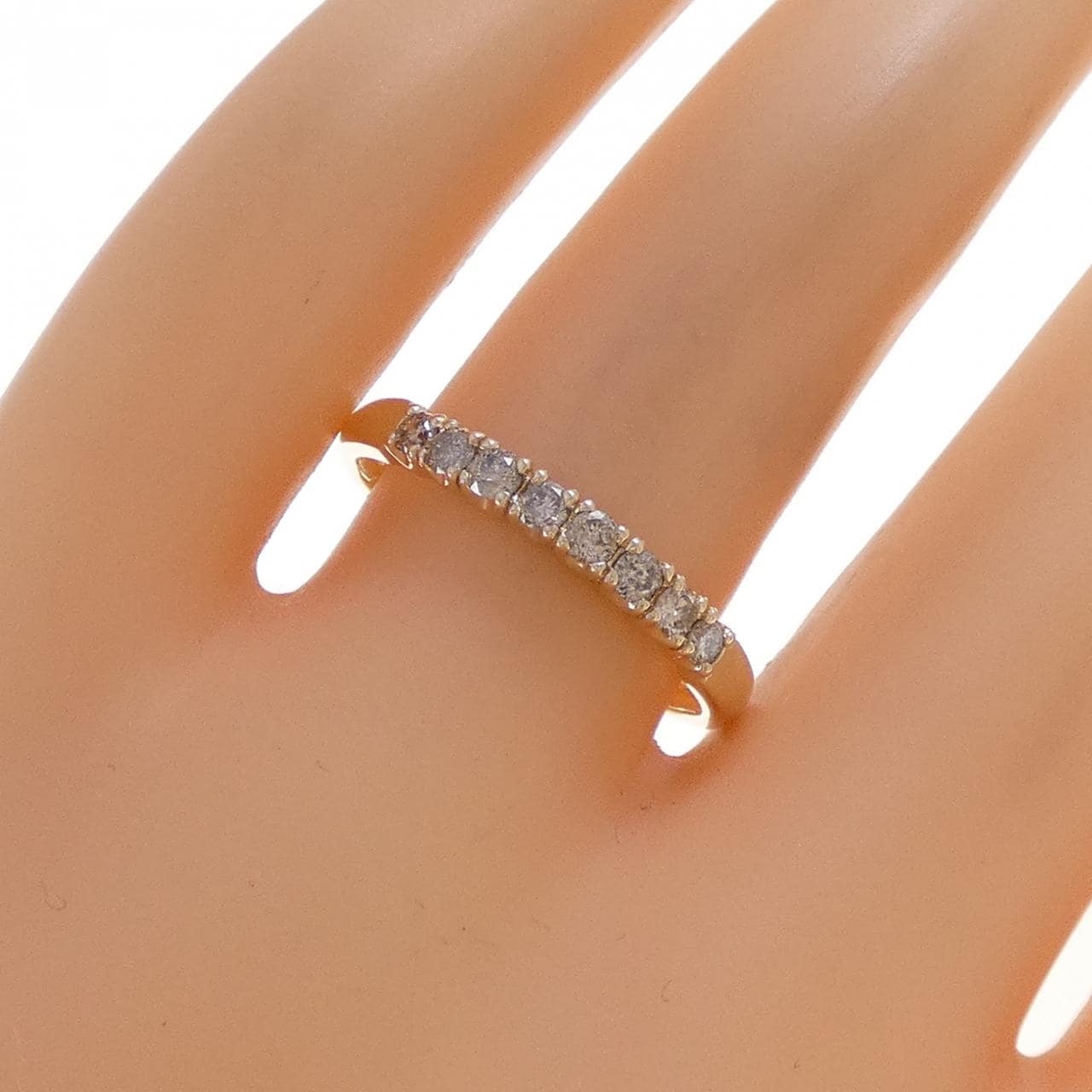 K10YG ダイヤモンド リング 0.30CT