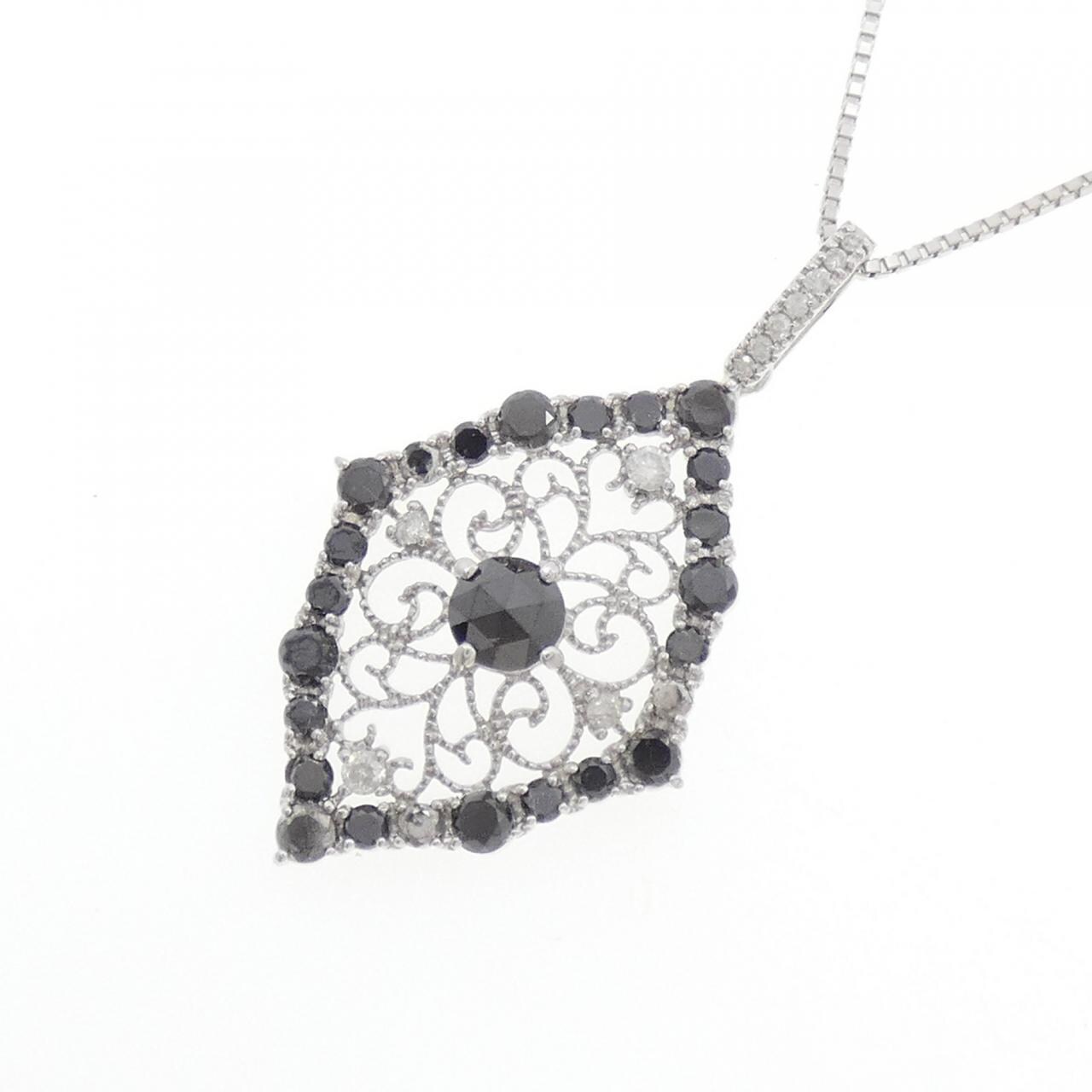 K14WG/K18WG ダイヤモンド ネックレス 0.28CT