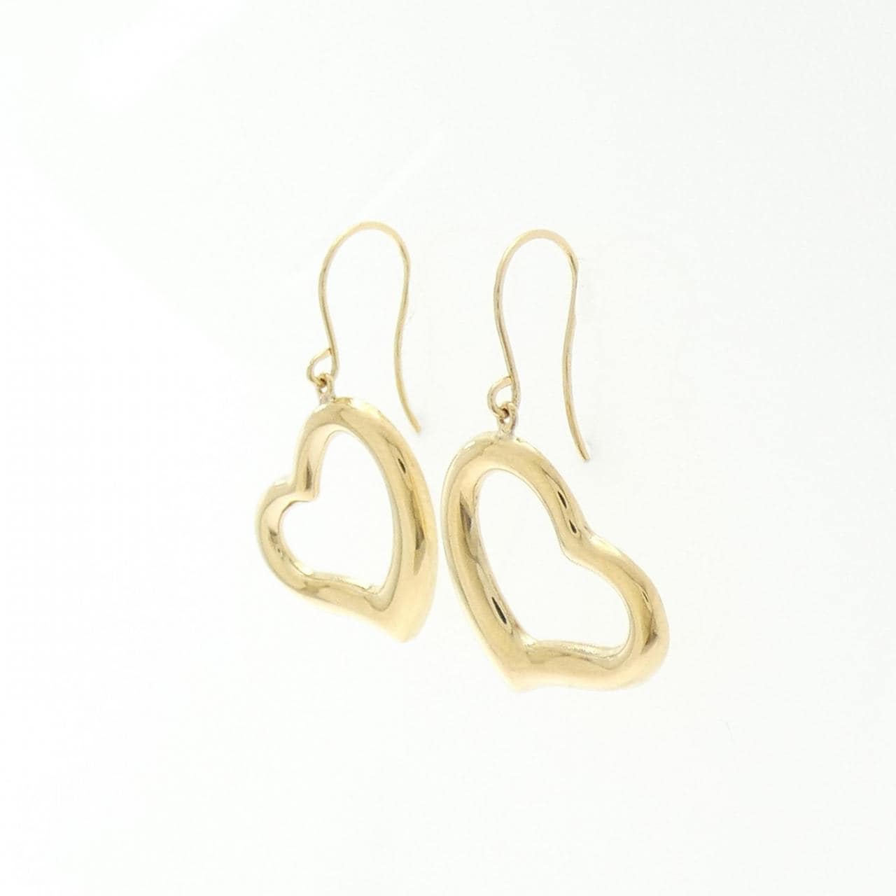 【新品】K18YG ハート ピアス