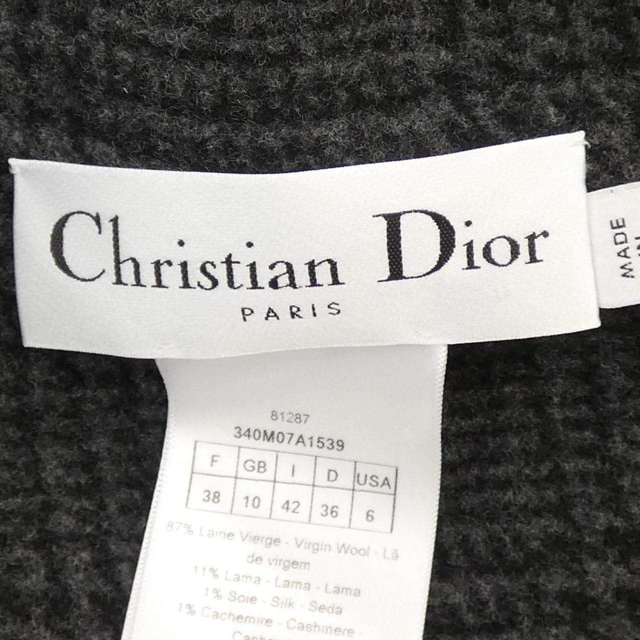 クリスチャンディオール CHRISTIAN DIOR 340M07A1539 コート