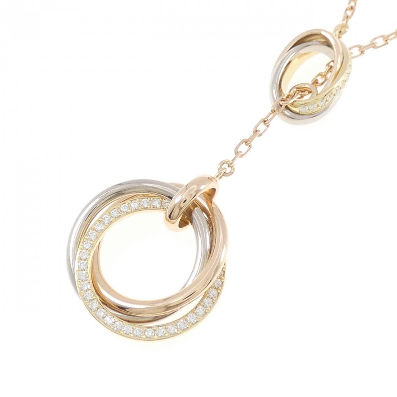 カルティエ トゥフォートリニティ ネックレス