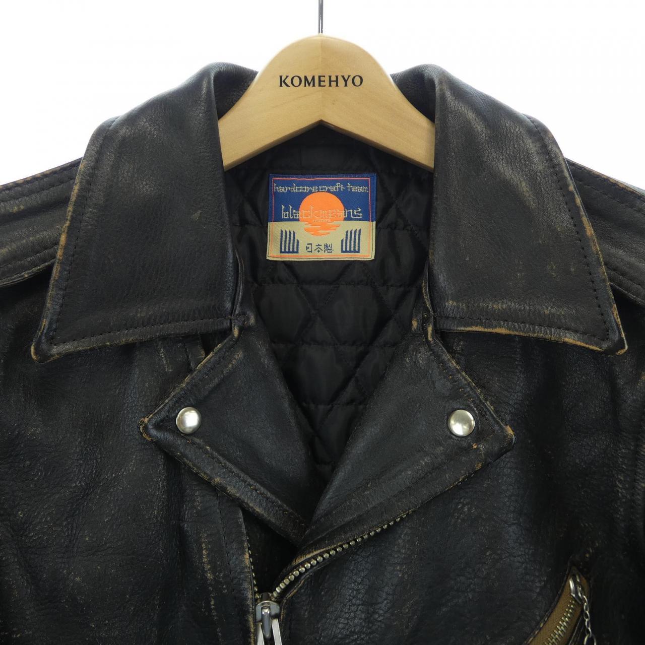 ブラックミーンズ BLACK MEANS 945-74GJ57-1 レザーライダースジャケット