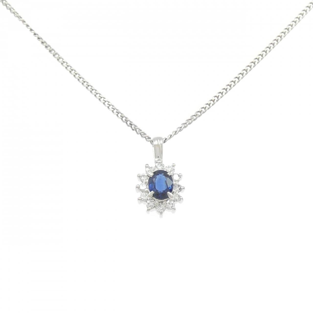 PT900/PT850 サファイヤ ネックレス 0.36CT