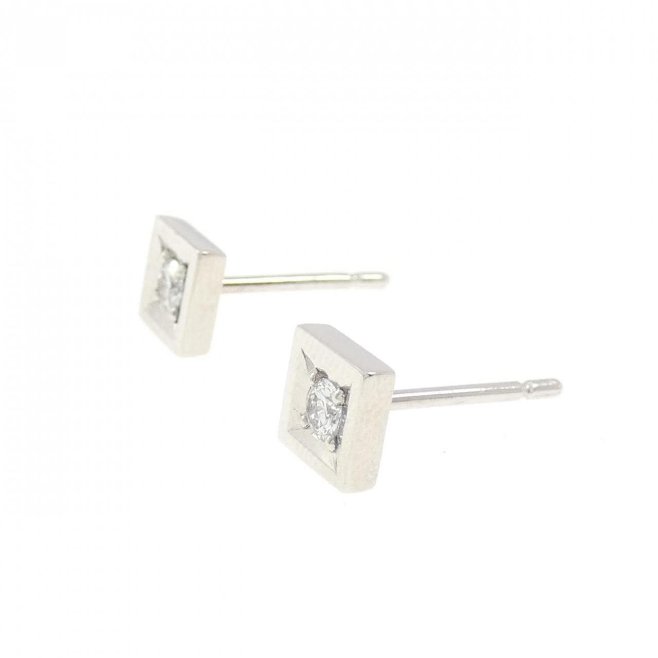 PT ダイヤモンド ピアス 0.12CT