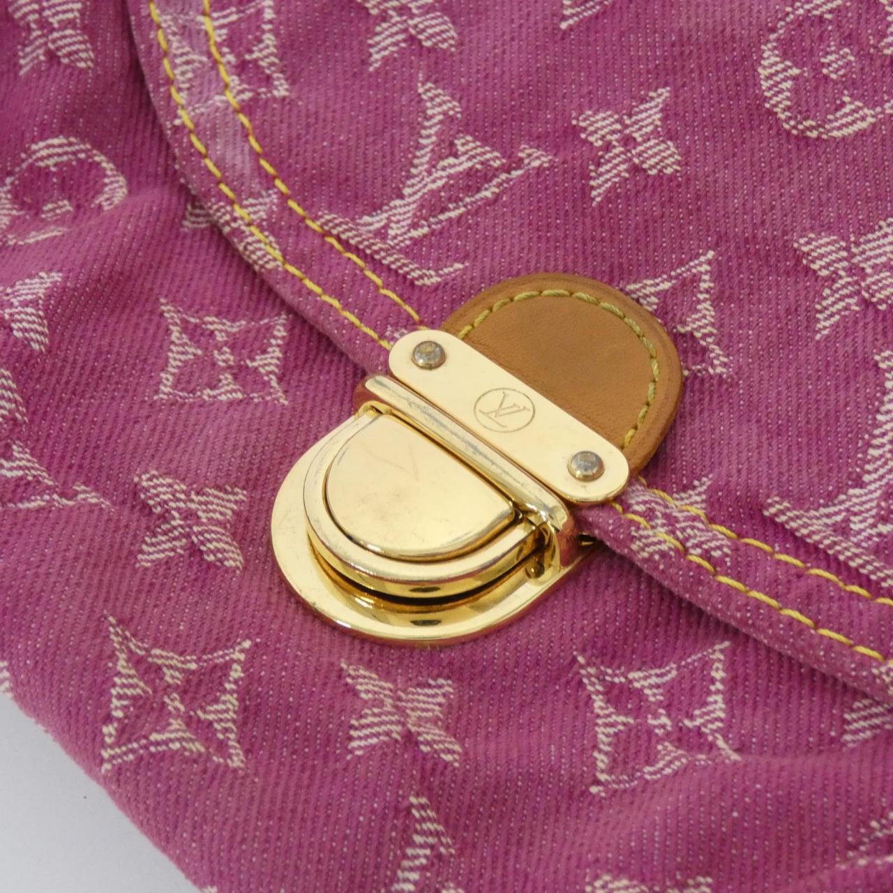 ルイヴィトン モノグラム デニム ミニ プリーティ M95216 ショルダーバッグ