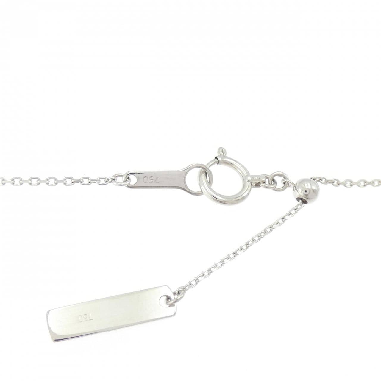 タサキ リボン ローズ ネックレス 0.43CT