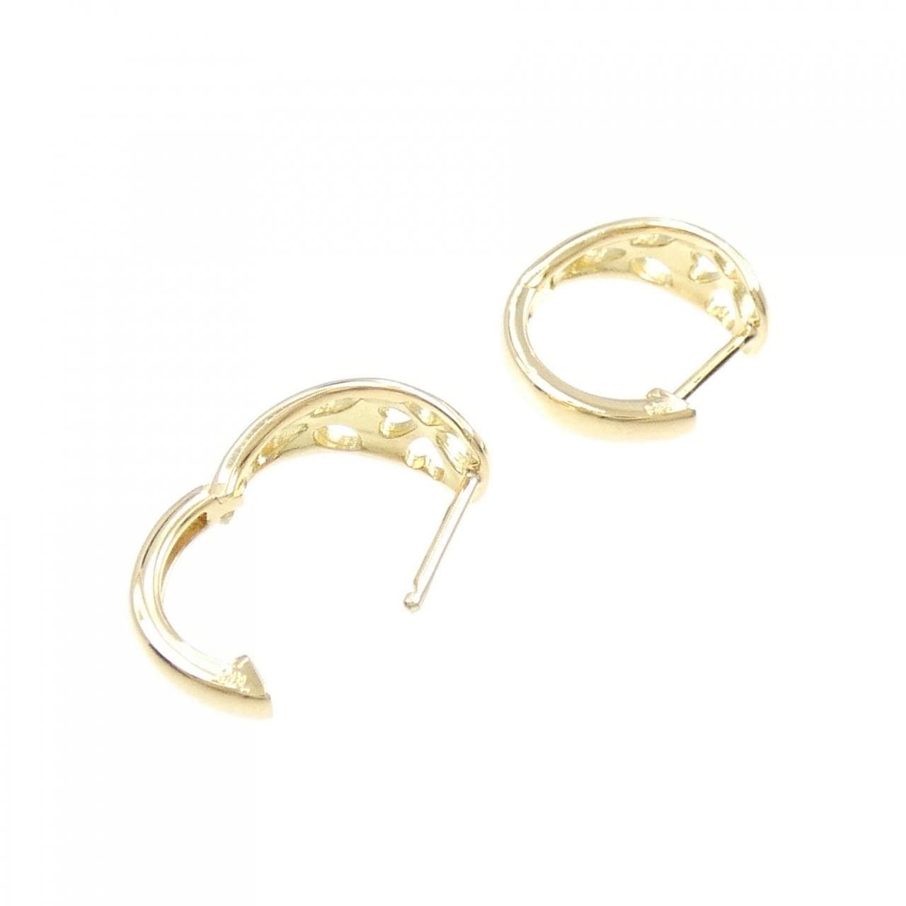 [BRAND NEW] K18YG clover earrings