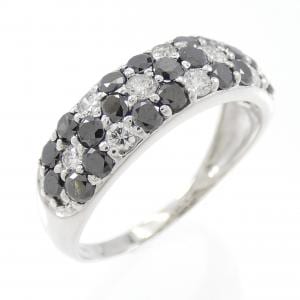 K18WG ダイヤモンド リング 1.00CT