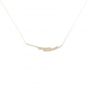 【新品】K18YG ダイヤモンド ネックレス 0.22CT