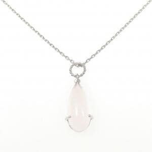 ジーエスティービー ローズクオーツ ネックレス 5.00CT