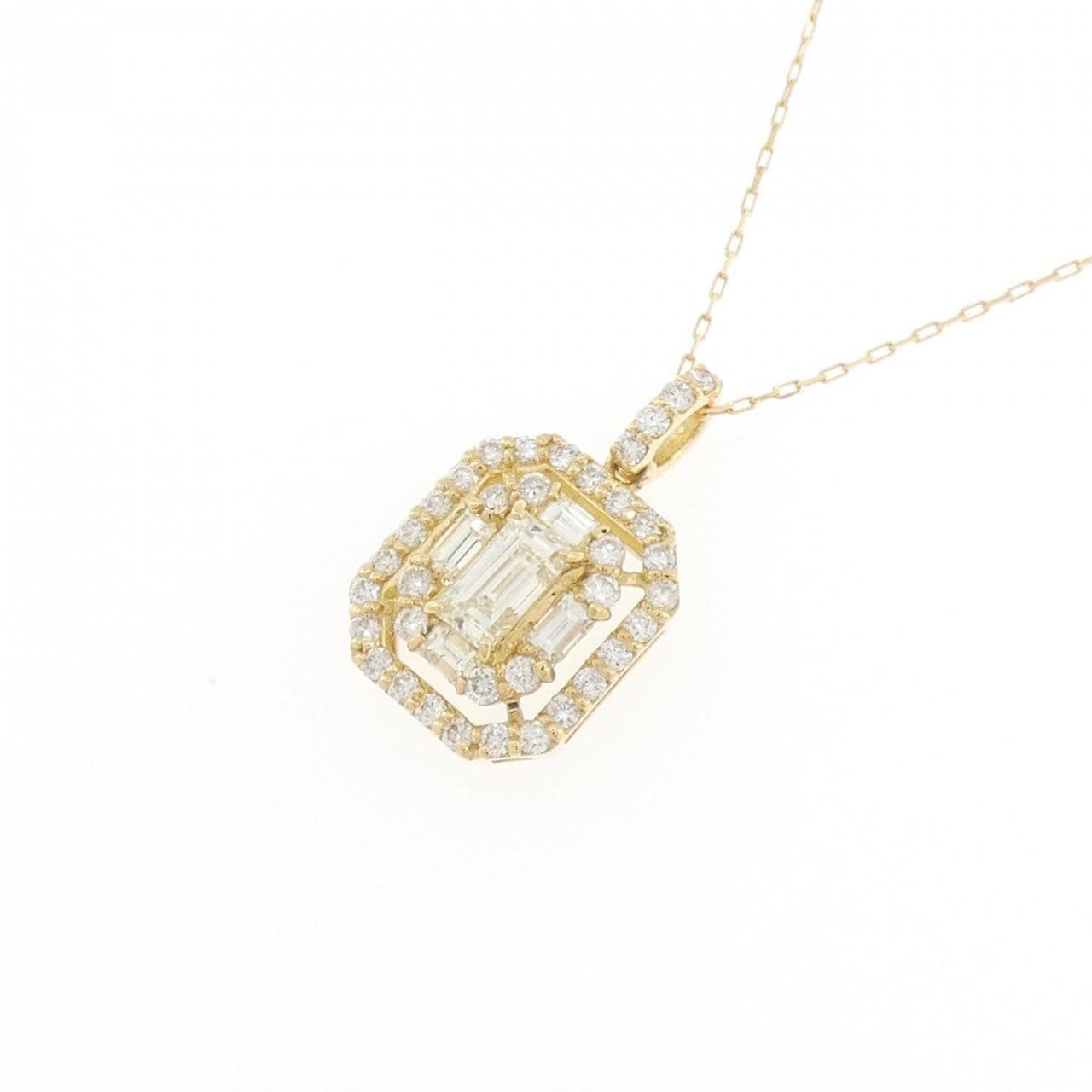 【新品】K18YG ダイヤモンド ネックレス 0.50CT