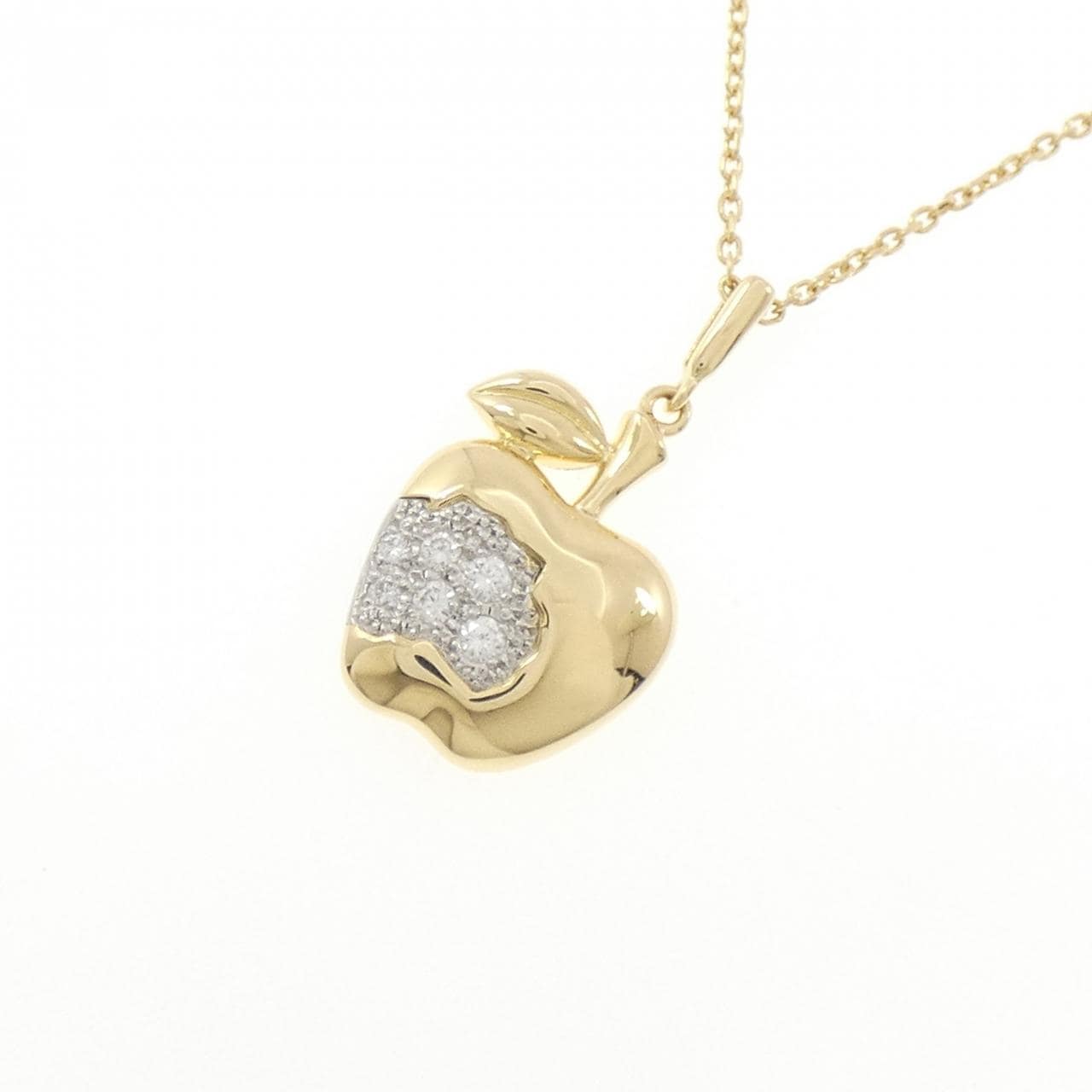 ミキモト アップル ダイヤモンド ネックレス 0.10CT