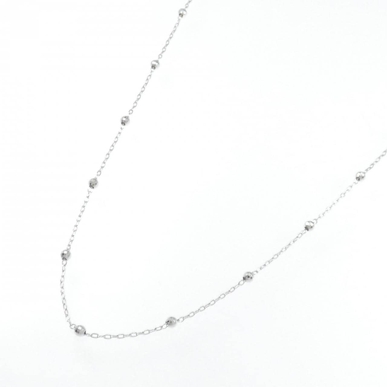 K18WG ネックレス