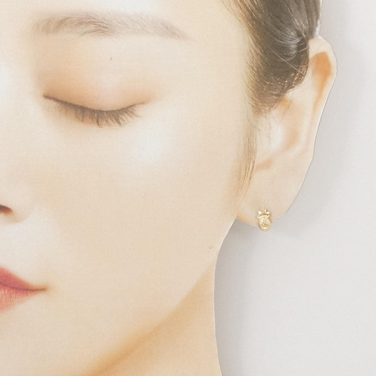 K18YG パイナップル ピアス