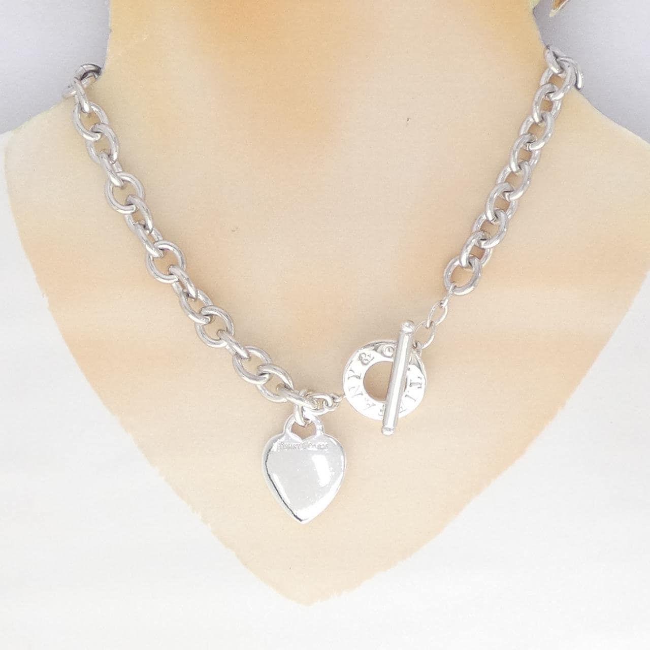 ティファニー ハートタグチャーム トグル ネックレス