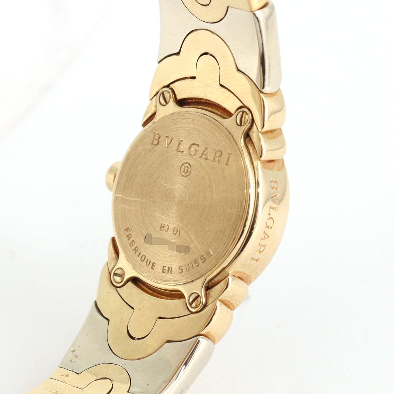 【ノーメンテナンス還元価格】ブルガリ パレンテシス YGxWG Lサイズ BJ01 YGxWG クォーツ