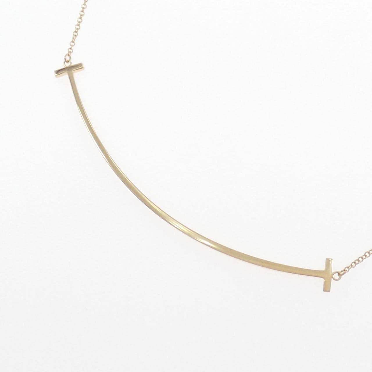 ティファニー Tスマイル ラージ ネックレス