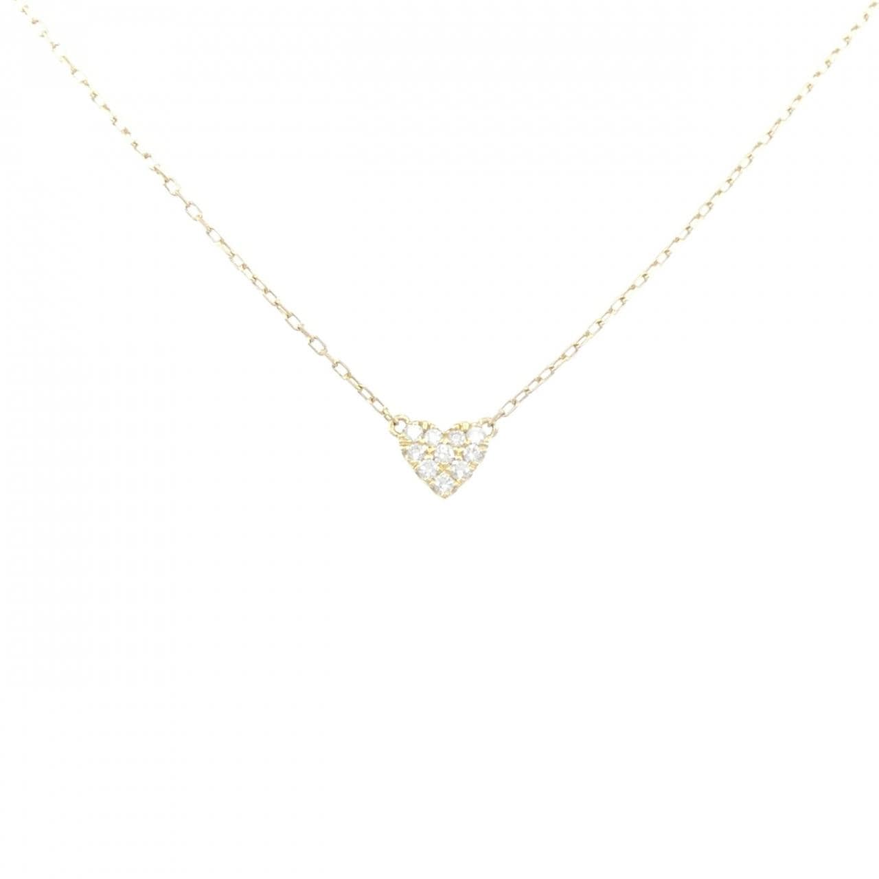 アーカー ハートパヴェ ネックレス 0.05CT