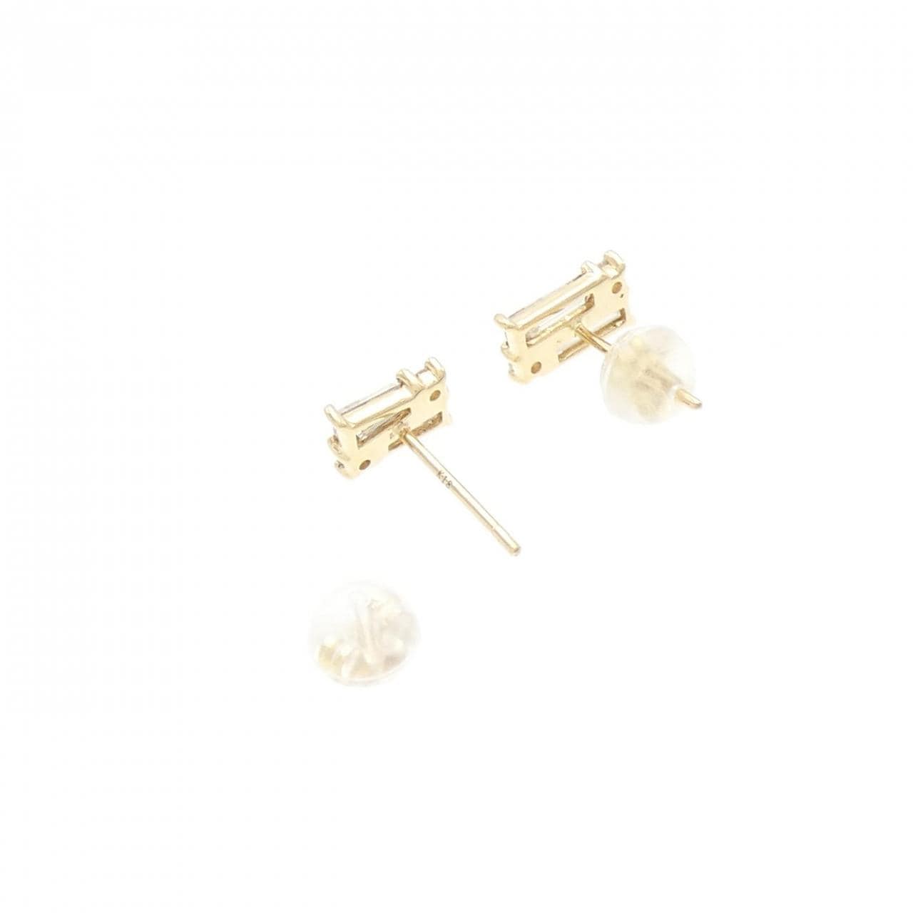 [BRAND NEW] K18YG Diamond Earrings 0.68CT