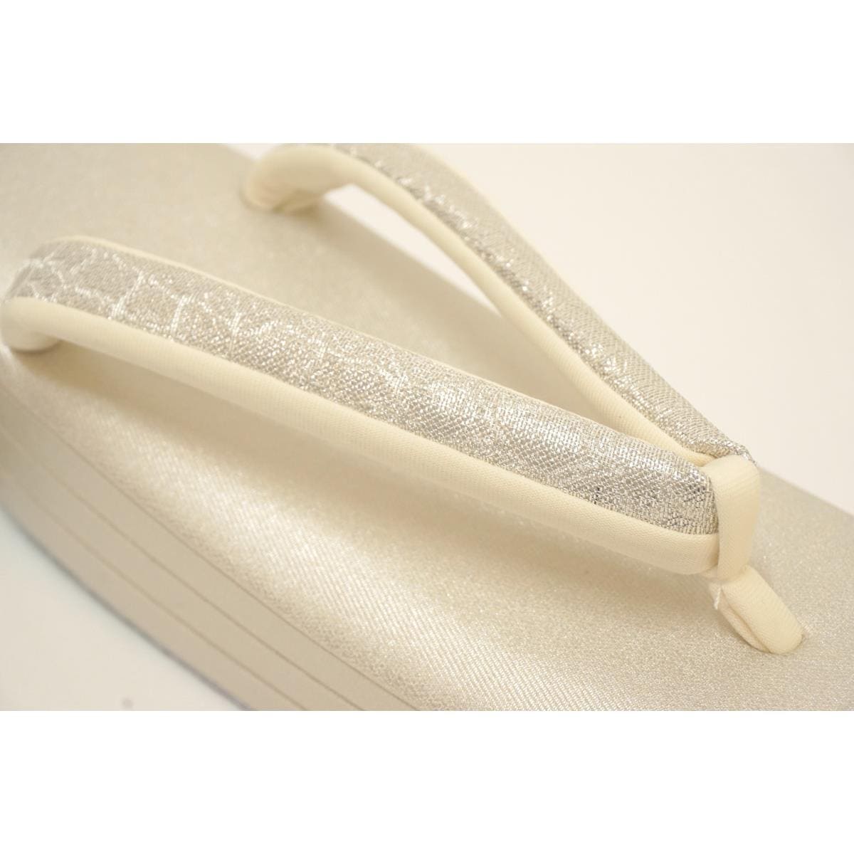 【新品】草履バッグセット　白梅　Ｌサイズ