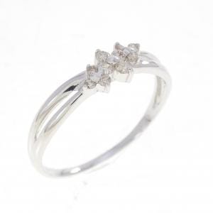 K10WG ダイヤモンド リング 0.10CT