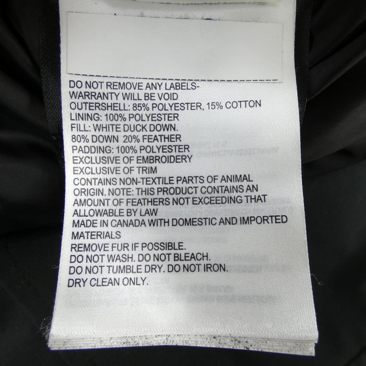 カナダグース CANADA GOOSE BLACK LABEL 3426MB CHATEAU シャトー ダウンコート