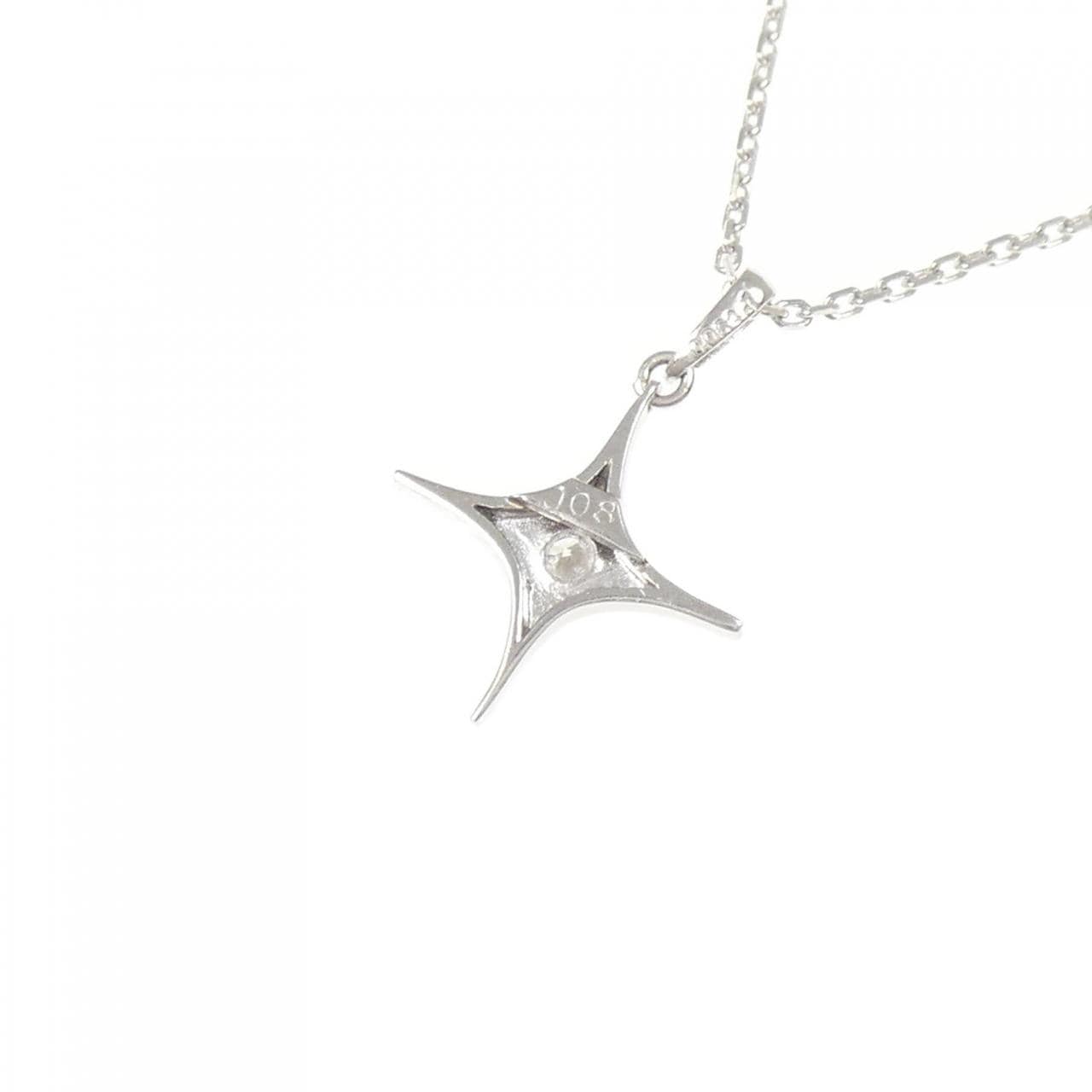 PT900钻石项链 0.08克拉