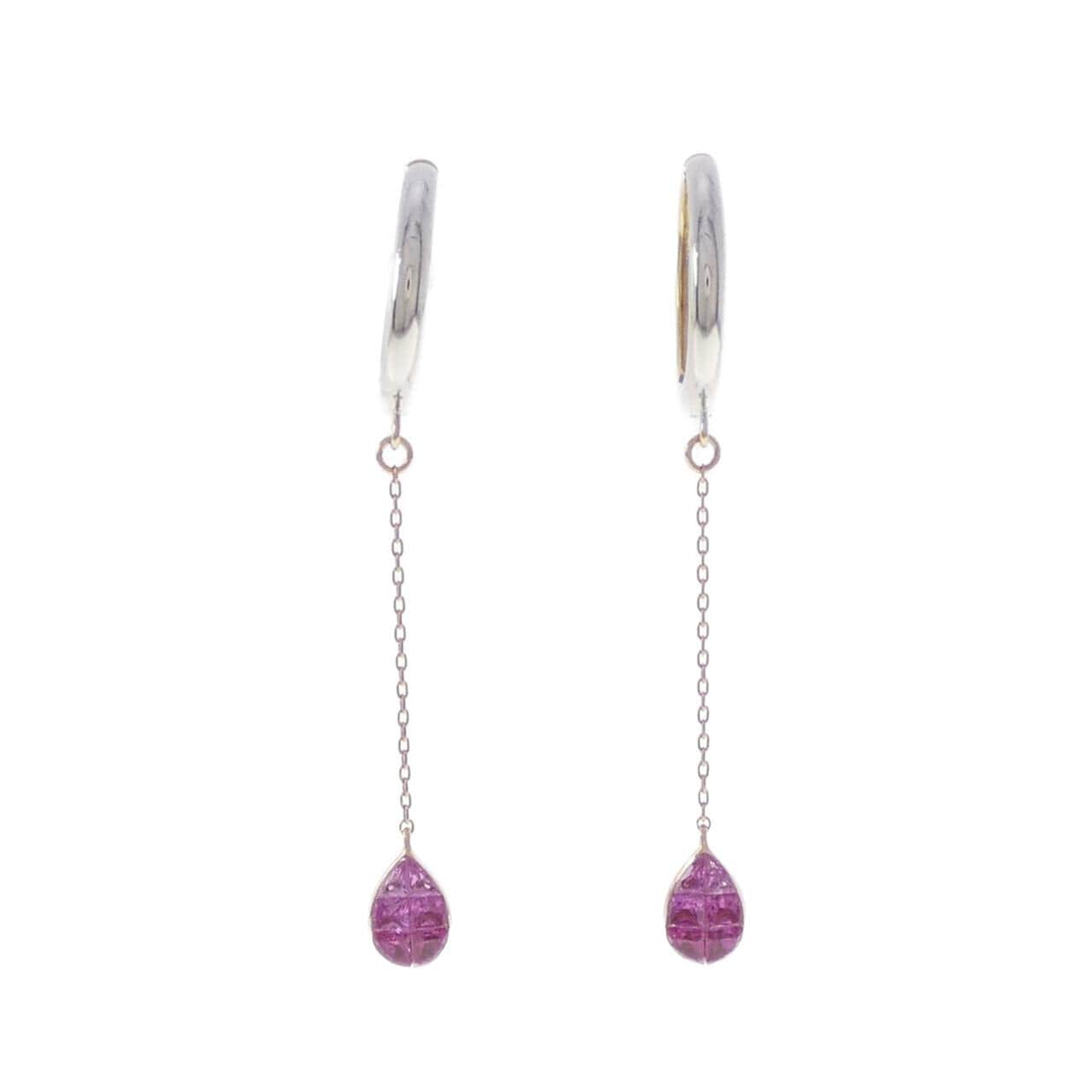 ジュネ サファイヤ イヤリング 0.52CT