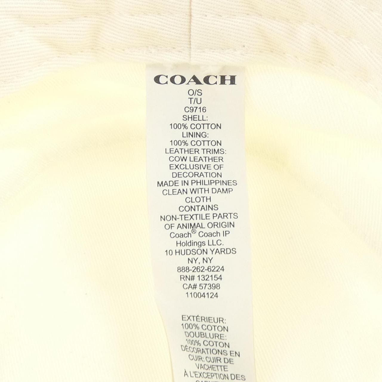 コーチ COACH ハット