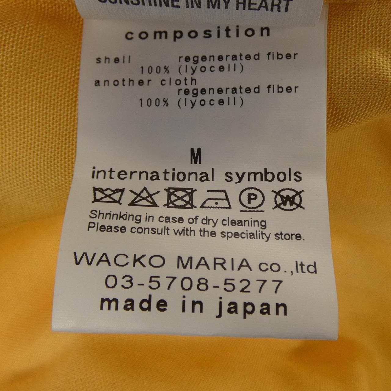 ワコマリア WACKO MARIA S／Sシャツ