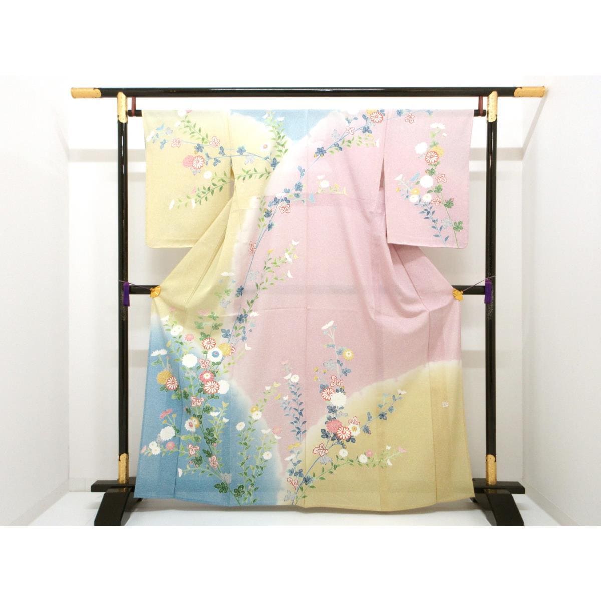 【未使用品】単衣　駒絽訪問着【羽田登喜男】