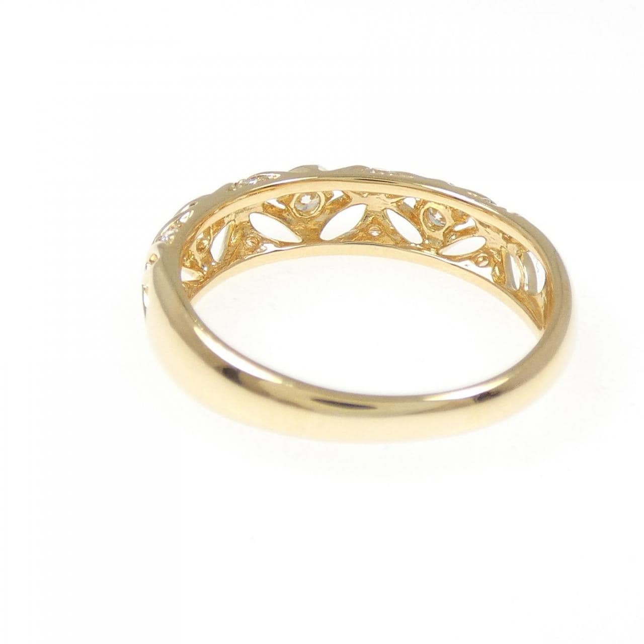 K18YG ダイヤモンド リング 0.19CT