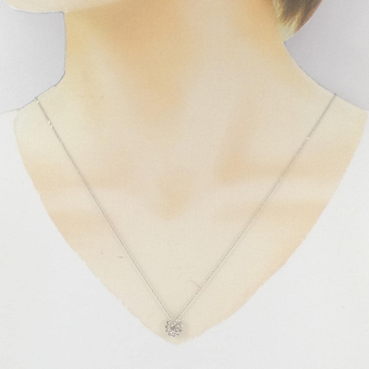 PT950 ダイヤモンド ネックレス 0.40CT