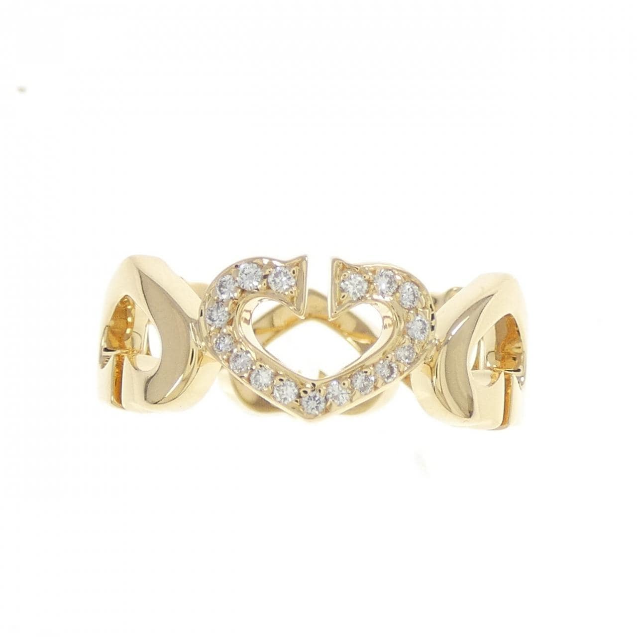 Cartier C heart 1P 戒指