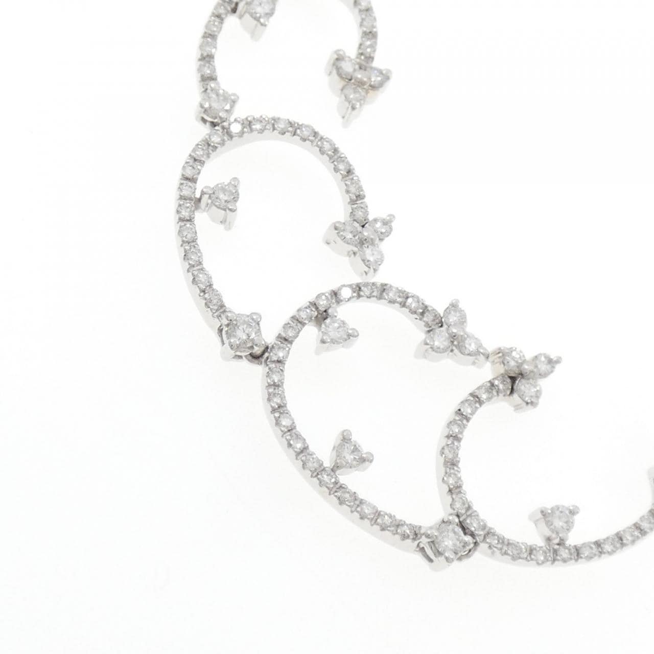 750WG ダイヤモンド ネックレス