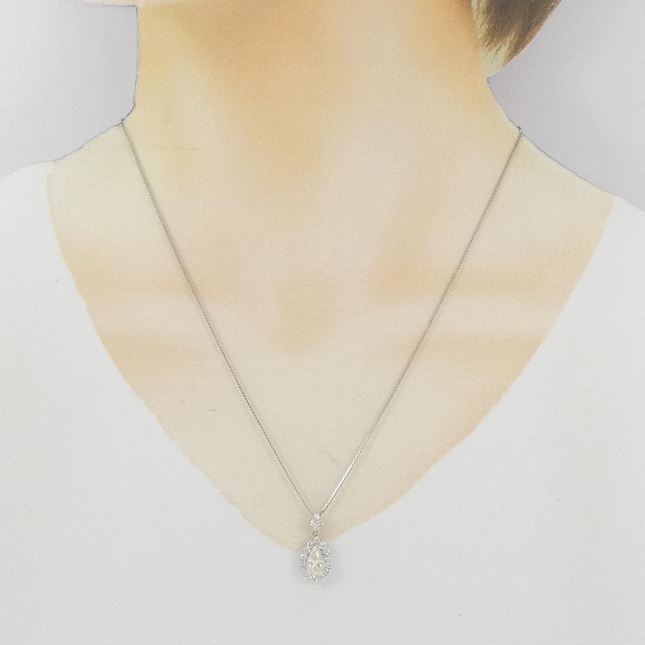 PT900/PT850 ダイヤモンド ネックレス 1.023CT