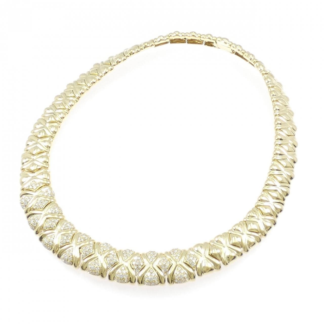 750YG ダイヤモンド ネックレス