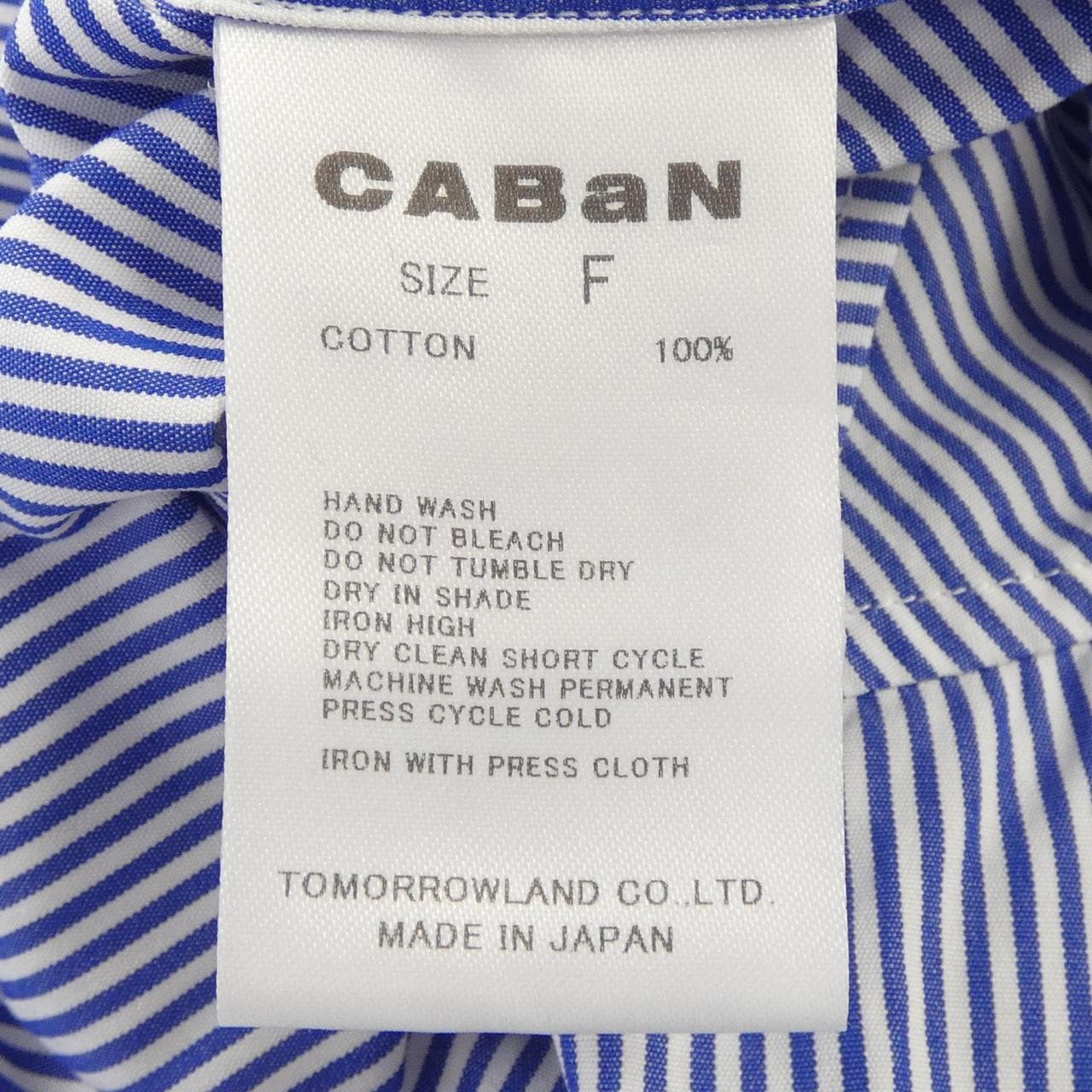 キャバン CABaN シャツ