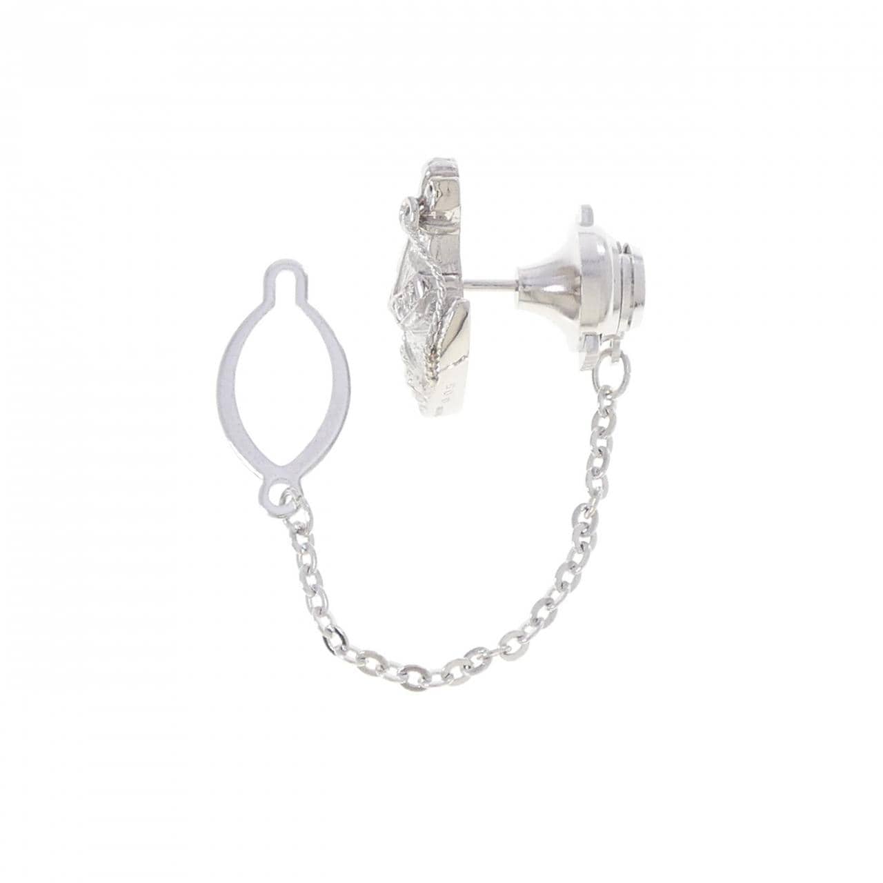 PT900 ホース ダイヤモンド タイピン 0.05CT