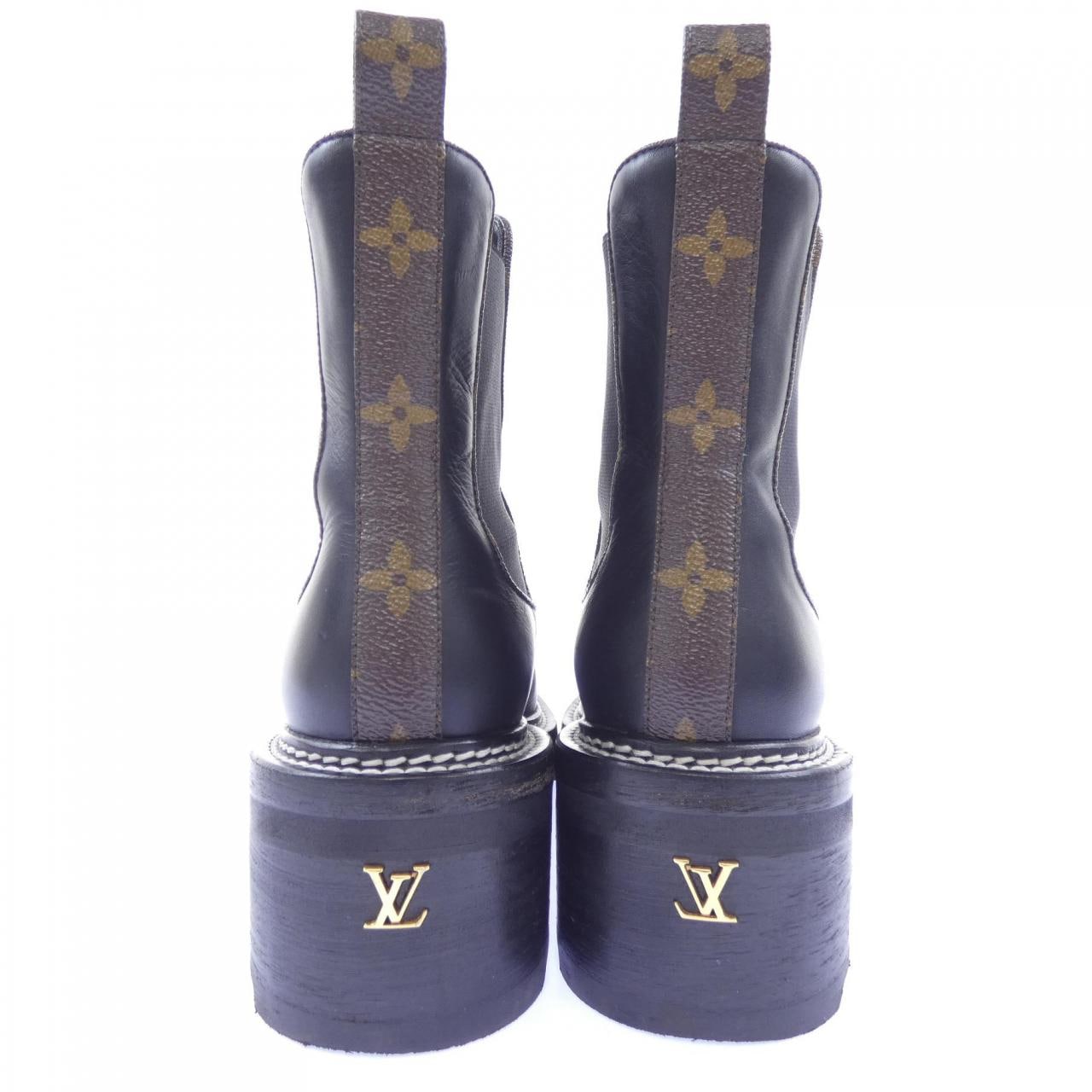 ルイヴィトン LOUIS VUITTON モノグラムキャンバスバックループ LVボブールライン ブーツ