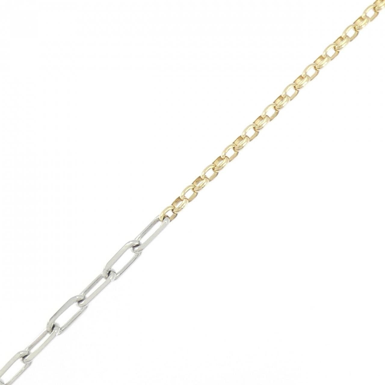 ギンザ タナカ K18YG/PT850 ブレスレット