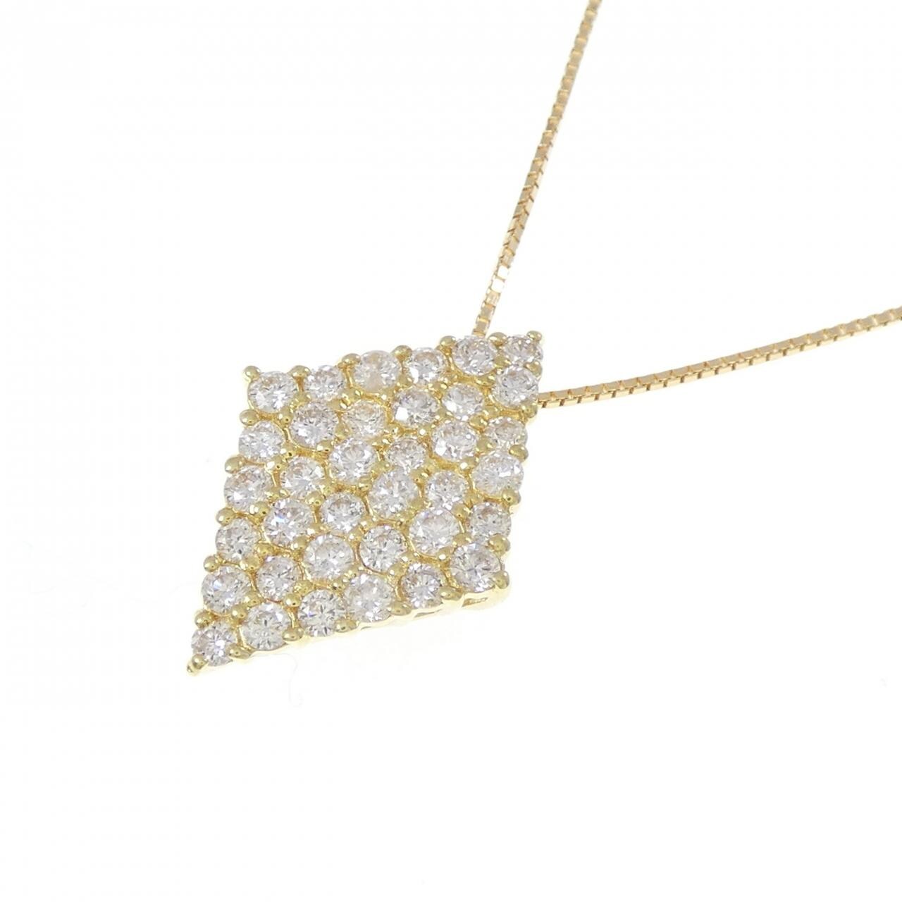 K18YG ダイヤモンド ネックレス 1.00CT