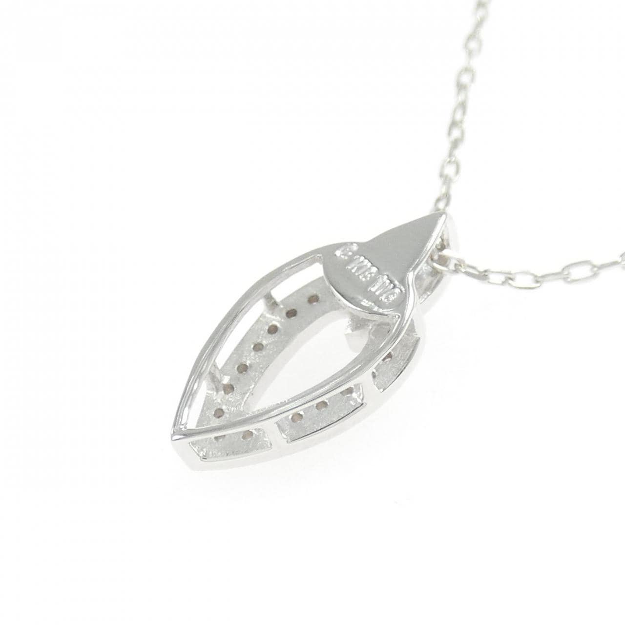 K18WG ダイヤモンド ネックレス