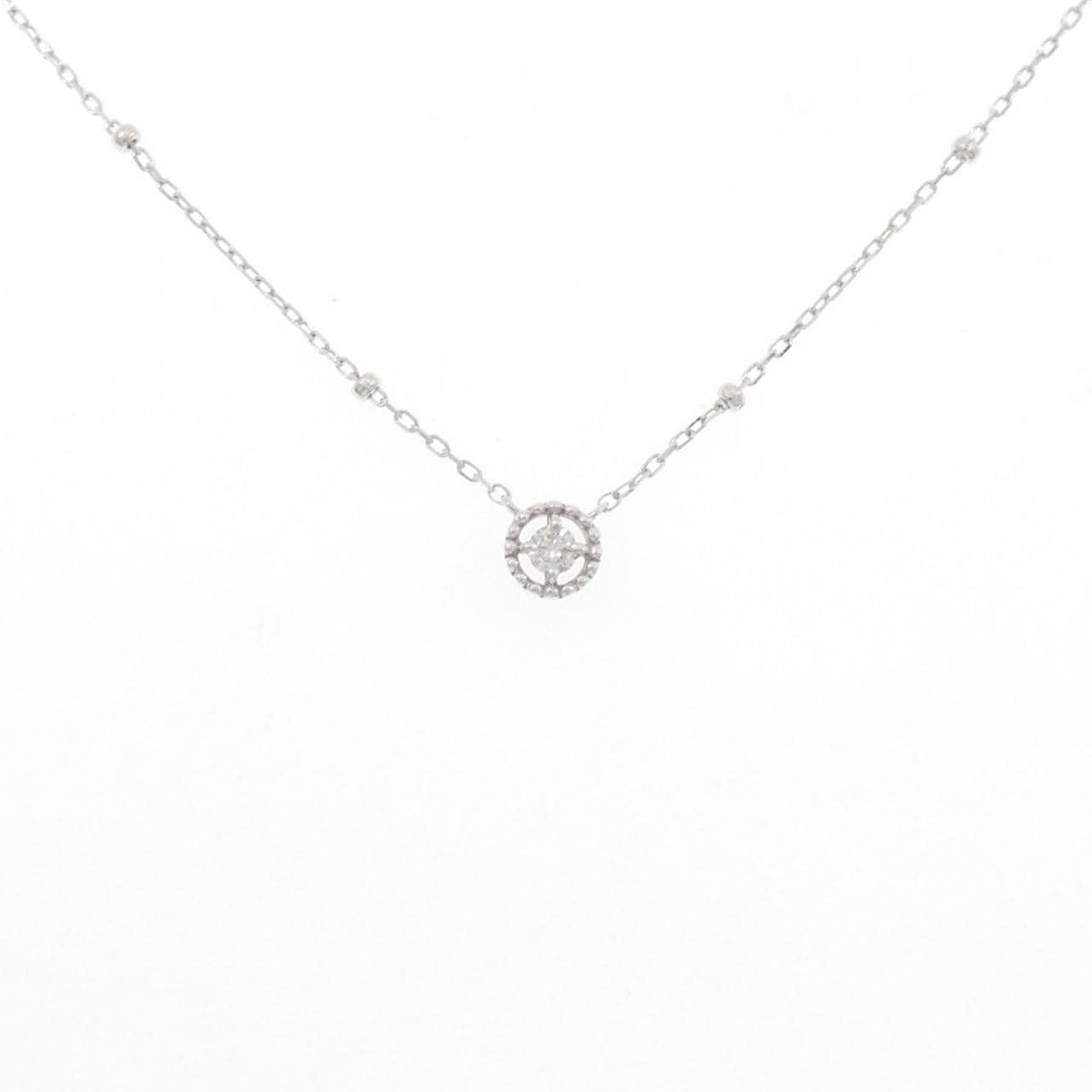 K10WG ダイヤモンド ネックレス 0.03CT