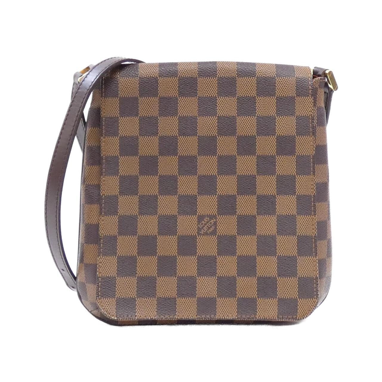 約25cmショルダールイ・ヴィトン LOUIS VUITTON ミュゼット・サルサ・ロングショルダー N51300 ブラウン  ダミエキャンバス レディース メッセンジャーバッグ