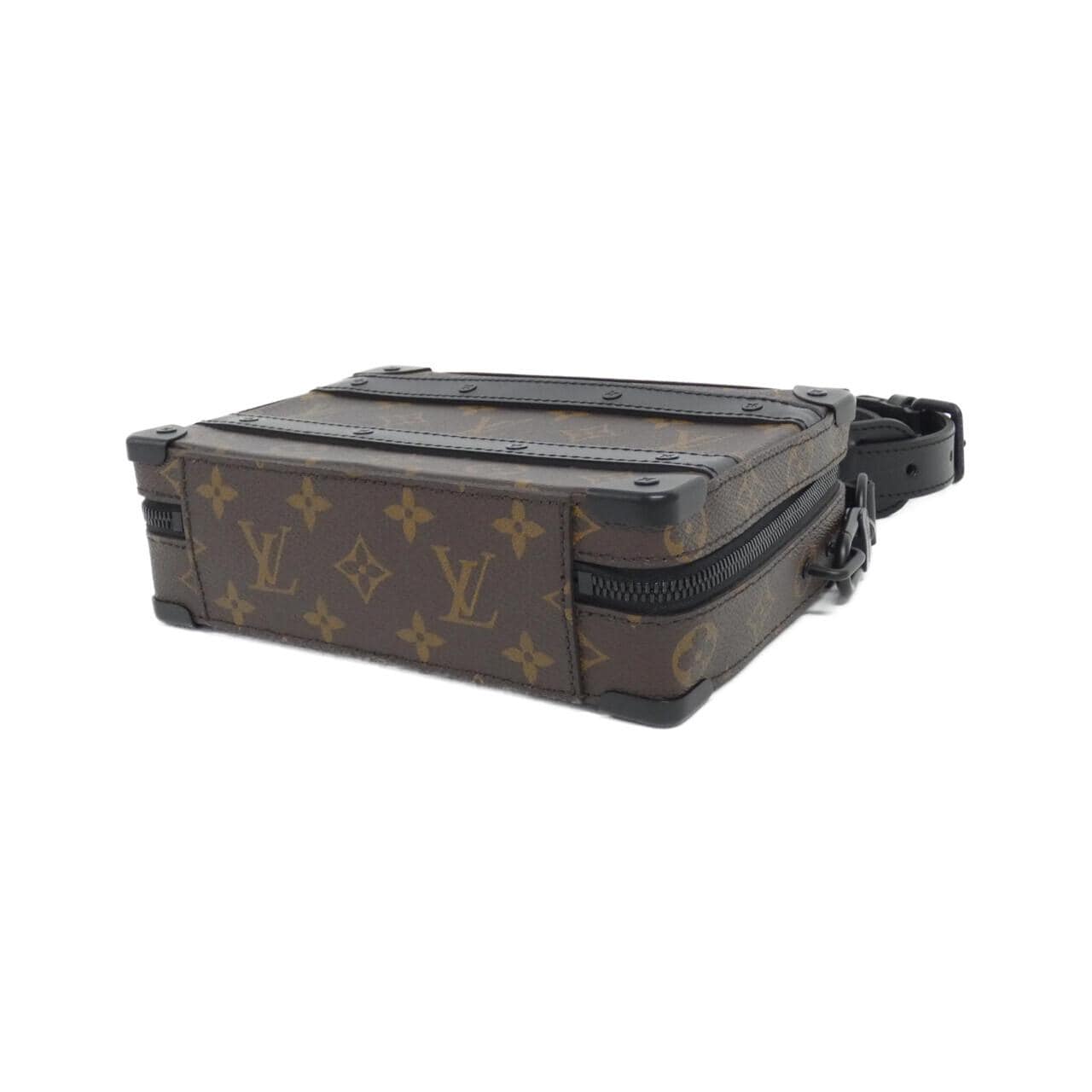 LOUIS VUITTON Monogram Macassar Handle Soft Trunk M45935 Shoulder Bag